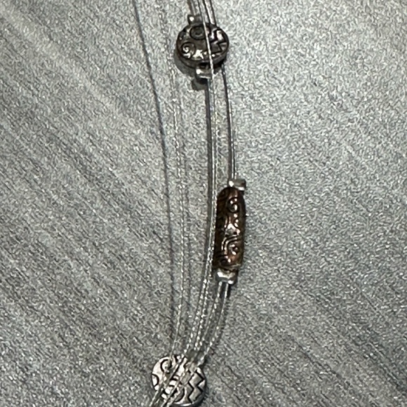 Unique Two Tone Necklace - Picture 6 of 9